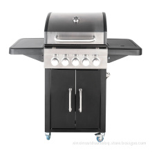 3 Burner Gas Grill with Two Foldable Shelves